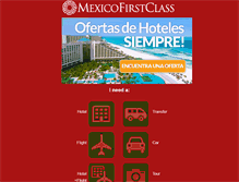 Tablet Screenshot of mexicofirstclass.com